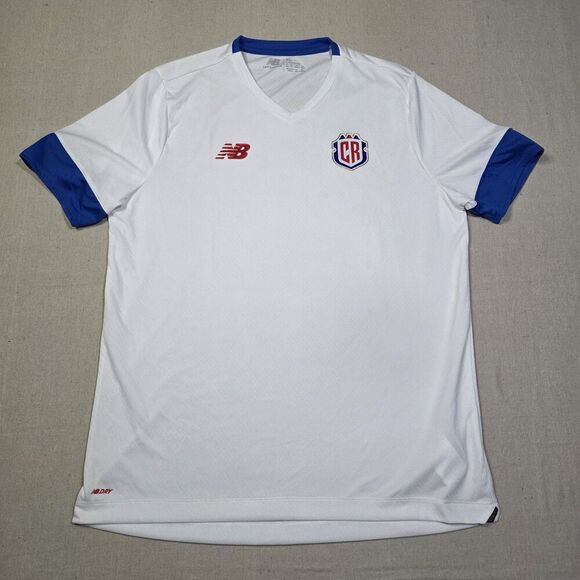 New Balance Costa Rica World Cup 22 Women’s Away Soccer Jersey White Size XLARGE - Picture 1 of 11